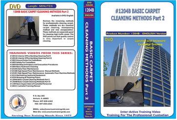 American Training Videos Custodial Series 1204B Basic Carpet Cleaning Methods Part 2